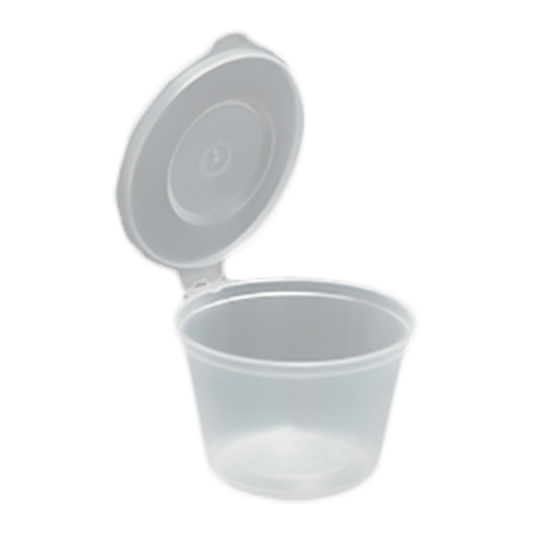 Tarrina para Salsa 120 ml con bisagra