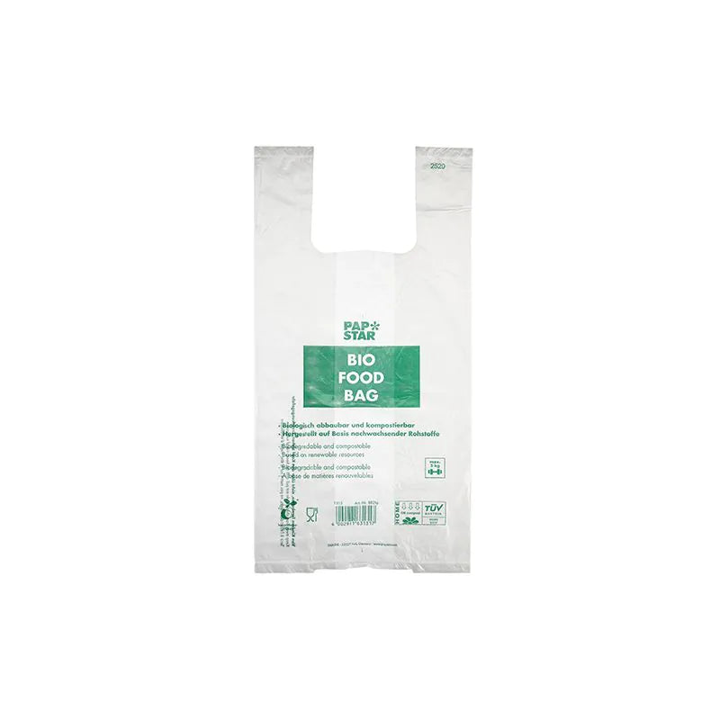 Sacchetti compostabili piccoli per magliette (220+2x50)x400mm 