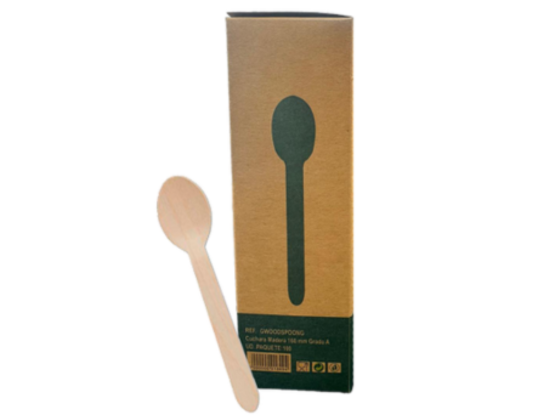 Cuchara Madera 16 cm