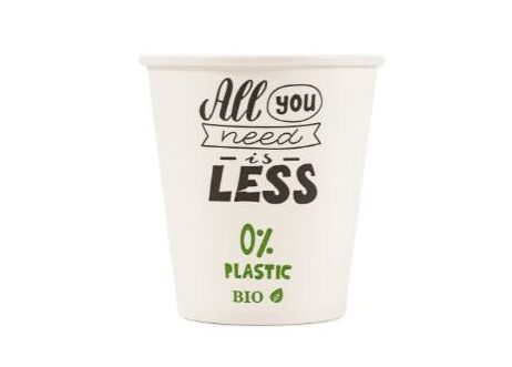 Bicchieri verdi senza plastica da 220 ml (7,5 once)