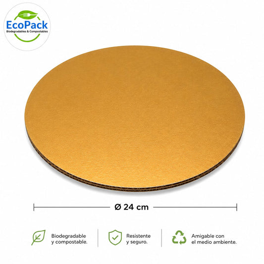Disco Crostata Dorata 24cm, 1050gr