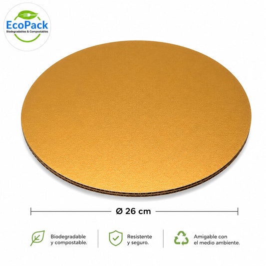 Disco Crostata Dorata 24cm, 1050gr
