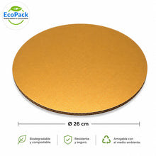 Cargar imagen en el visor de la galería, Disco Dorado 26cm, 1050gr
