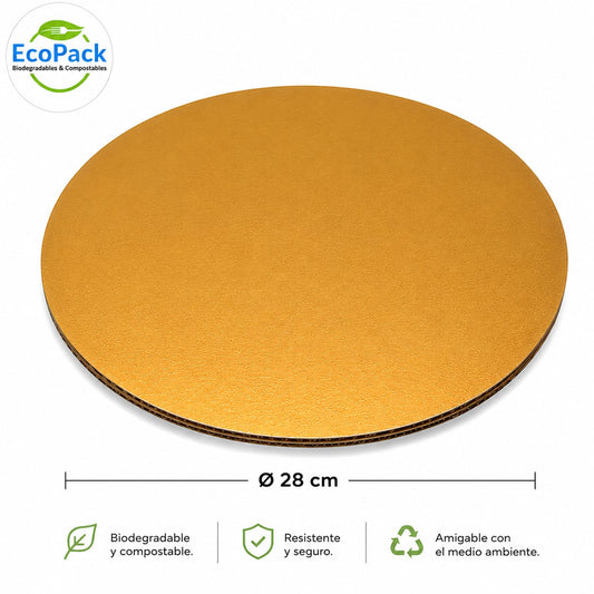 Disco Crostata Dorata 28cm, 1050gr