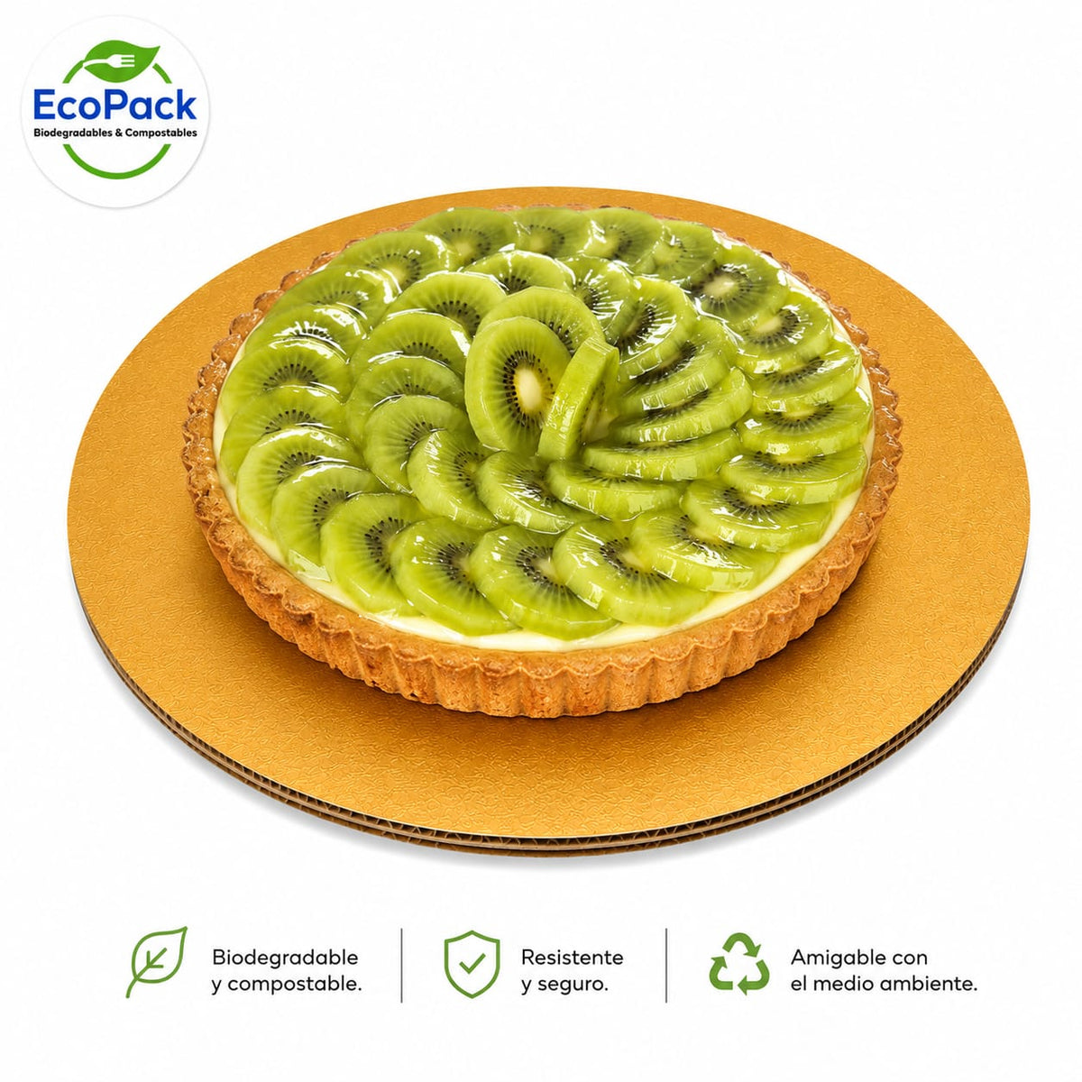 Disco Crostata Dorata 24cm, 1050gr