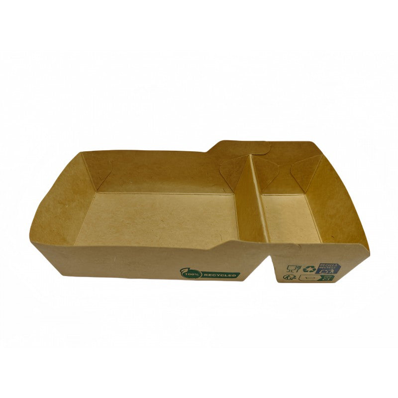 Contenitori Kraft per grasso/fritto 300 ml (10x6,2x4,4 cm)