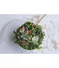 Load image into Gallery viewer, White Cardboard Salad Bowl 500 ml + rPET Anti-Fog Lid (200 units/box)
