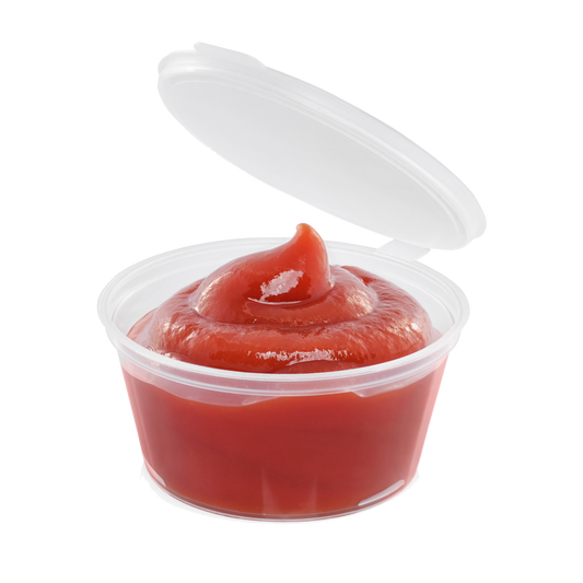 Tarrina para Salsa 120 ml con bisagra