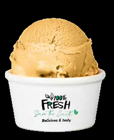 Vaschetta per gelato bianco da 120 ml (piccola - 4 once)