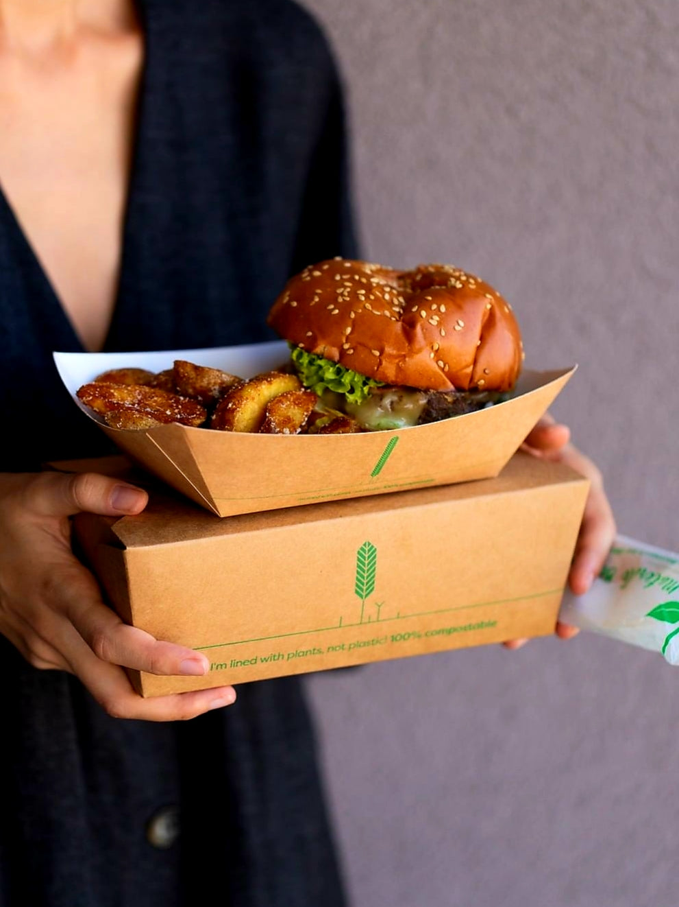 Envase Take Away 900ml (10x16x6.5cm)
