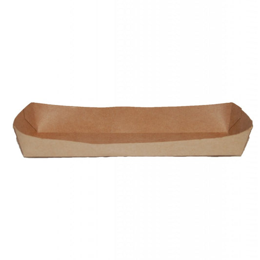 Barqueta Kraft Hot Dog (21x6,4x3cm) (500 unid/caja)