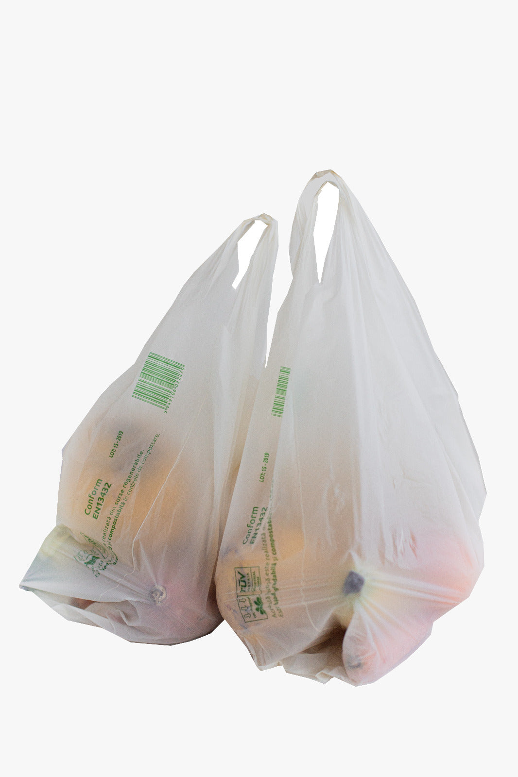 Sacchetti compostabili piccoli per magliette (220+2x50)x400mm 