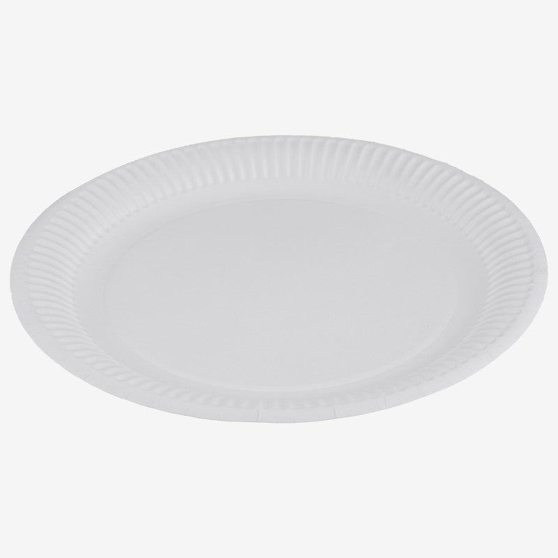 Piatto laminato bianco 22 cm 
