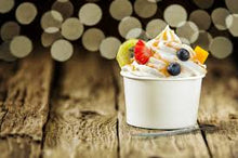 Carica l&#39;immagine nel visualizzatore di Gallery, Vaschetta per gelato bianco da 120 ml (piccola - 4 once)
