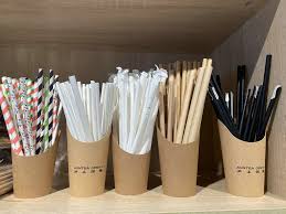 Pajitas Papel Kraft 6mm x 20cm (Delgadas) (pack con 100 unid/ caja con 6000 unid)