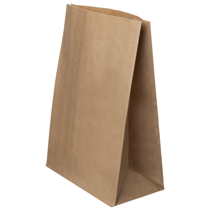 Bolsa Americana Kraft S (22+14x37cm)
