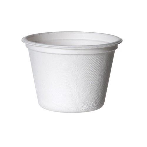 Tarrina Salsera Caña de Azúcar con Tapa 120ml (1000 unid/caja)