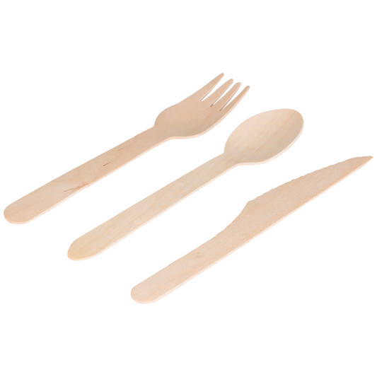 Pack 4x1  Tenedor, Cuchillo, Cuchara y Servilleta
