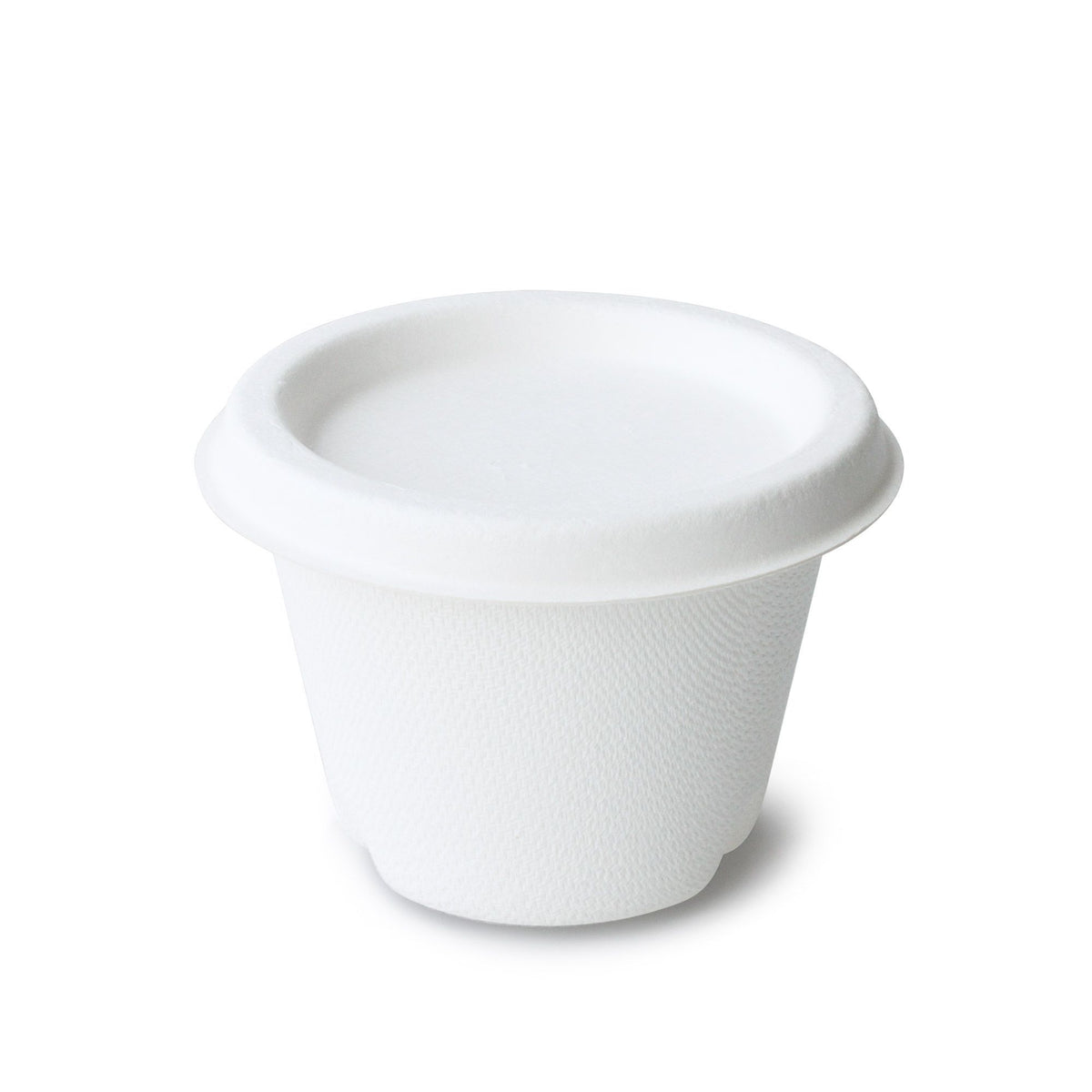 Tarrina Salsera Caña de Azúcar con Tapa 120ml (1000 unid/caja)