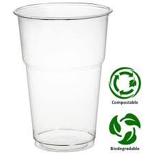 Vasos Transparentes Compostables 650ml (22oz)