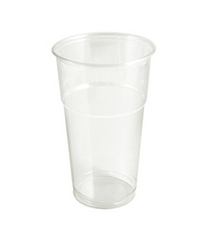 Bicchieri Trasparenti Compostabili 500ml (17oz) 